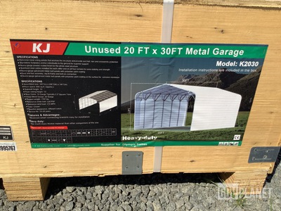 KJ K2030 Metal Garage - Unused