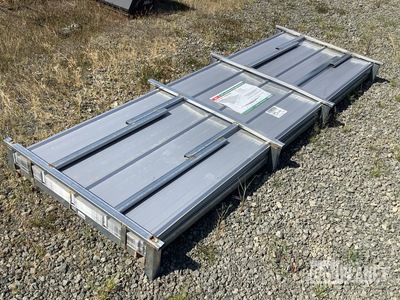 (100) Piece Lot of 10' Long Corrugated Steel Panels