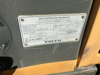 2007 Volvo EC55B Mini Excavator