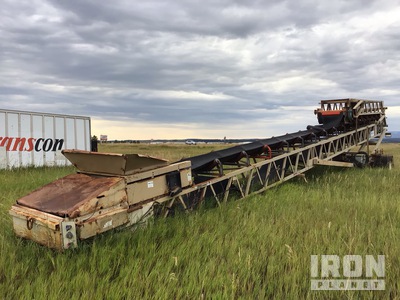 KPI-JCI 13-36100 35 in x 100 ft Portable Radial Stacking Conveyor