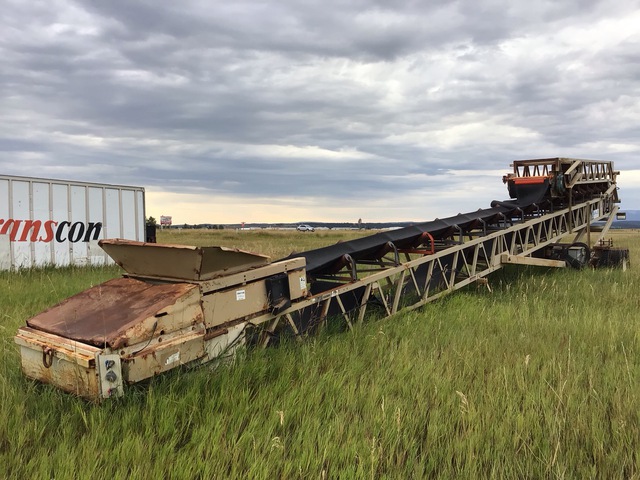 2015 KPI-JCI 13-36100 35 in x 100 ft Portable Conveyor 2015 KPI-JCI 13-36100 35 in x 100 ft Portable Conveyor