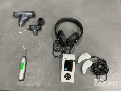 (12) Dental Transilluminator Lights, (4) Ophthalmoscopes & Assorted Items