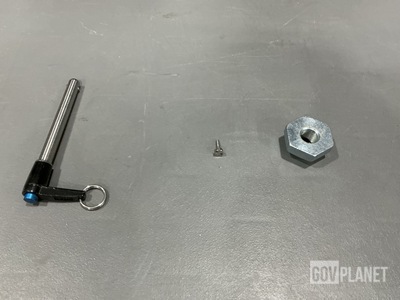 (100) Quick Release Pins, (1) Shaft, (11) Hex Nuts & Assorted Items
