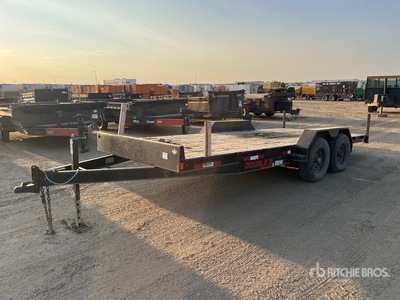 2020 Double A 18 ft T/A Remolque banera