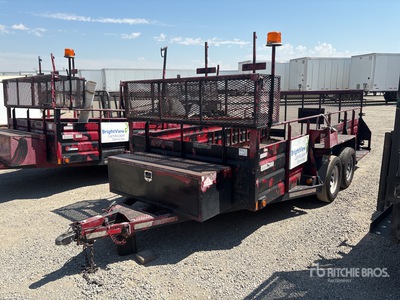 2010 Marksman 14 ft T/A Utility Trailer