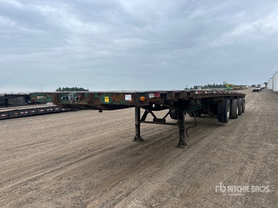 2012 Manac 10448A030 48 ft Quad/A Flatbed Trailer