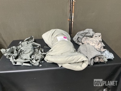 (31) Sleeping Bags, (23) Stuff Sacks, (7) Bivy Covers & Assorted Items