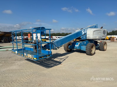 2014 Genie S60X 4WD Diesel Telescopic Boom Lift