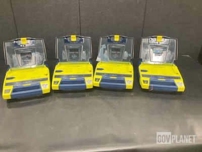 (4) Cardiac Science Power Heart AED G3 Pro Defibrillators