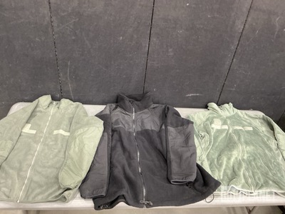 (3) Cold Weather Shirts, (24) Cold Weather Jackets & Assorted Items