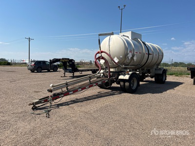 2014 Polar 5000 gal T/A Turntable Spread Axle Pup Rimorchio cisterna con aspirazione