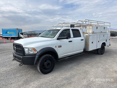 2012 Ram 5500 4x2 Crew Cab Utility Truck