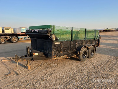 2009 Canada Trailers 14 ft T/A Dump Utility Trailer