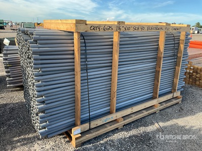 Quantity of 1/4 in Sch 40 Electrical PVC Conduit