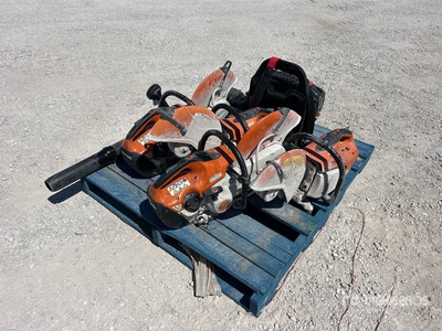 Quantity of Concrete Saw & Backpack Blower