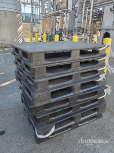 Quantity of (48) ULINE Solid Top Rackable 48" x 40" 2000 lb Capacity Pallets