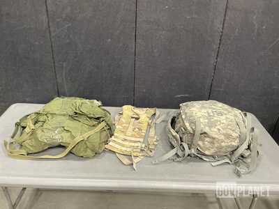 (56) Hydration System Carriers, (47) Field Packs & Assorted Items