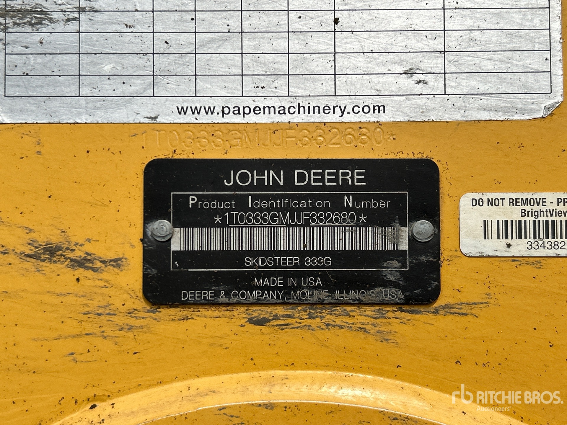 2018 John Deere 333G を見 Compact Track Loader