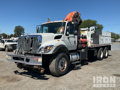 2010 Palfinger PK 23002 14770 lb Knuckle Boom on 2011 International WorkStar 7500 6x4 Kranwägen