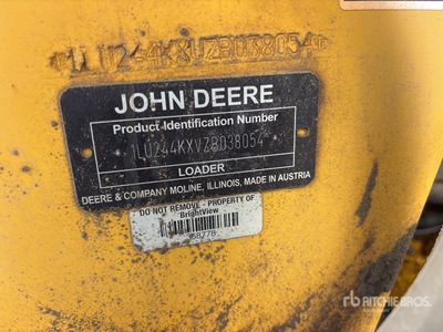 2015 John Deere 244K Pala cargadora