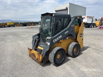 2018 John Deere 318G Two-Speed Skid Steer Loader