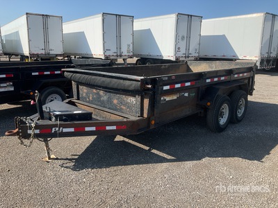2019 PJ 14 ft T/A Remolque Bañera Ligero