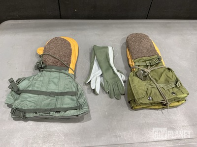 (5) Pairs of Gloves, (60) Extreme Cold Weather Mitten Sets & Assorted Items