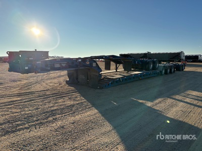 2013 Stellar 60 ton Tri/A Double Drop Removable Gooseneck Remorque Surbaissée