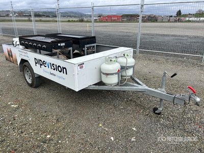2021 Custom Built S/A Barbeque Trailer