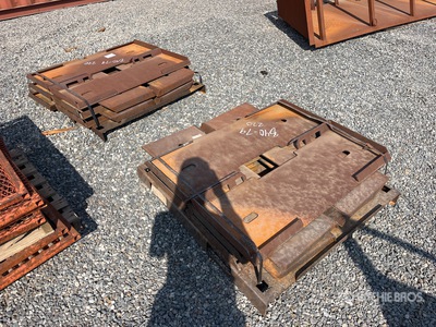 Quantity of (20) QT-F-Blank Skid Steer Mounting Plate