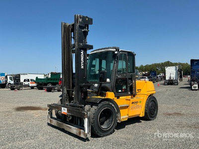 2019 Hyundai 80D-9 17500 lb Pneumatic Tire Forklift