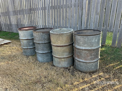 Quantity of (4) BA 45 g Drums معدات زراعية متنوعة