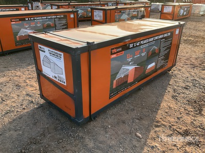 TMG ST3040C 30 ft x 40 ft Container Shelter (Unused)