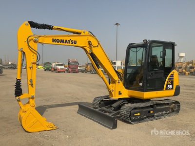 2019 Komatsu PC56-7 Mini Excavator