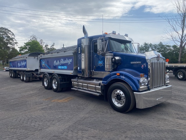 2018 Kenworth T409SAR 6x4 & 2020 Tefco 8 m Quad Dog Tipping Combination 2018 Kenworth T409SAR 6x4 & 2020 Tefco 8 m Quad Dog Tipping Combination