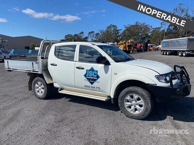 2013 Mitsubishi Triton 4x4 Dual Cab Pick Up (Inoperable)