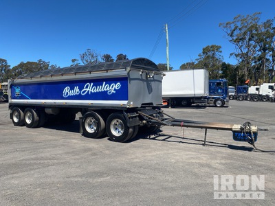 2020 Tefco 8 m Quad Dog Remorque à benne basculante