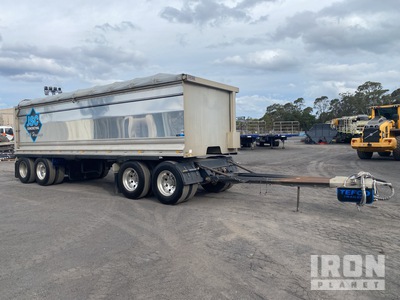 2020 Tefco 7.8 m Quad Dog Remorque à benne basculante