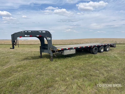 2012 PRECISION TRAILERS FG30 30000 lb 30 ft Tri/A Gooseneck Plant Trailer