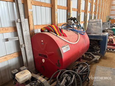 2010 Westeel RV500 IG 500 gal Portable Steel Tanque de combustible