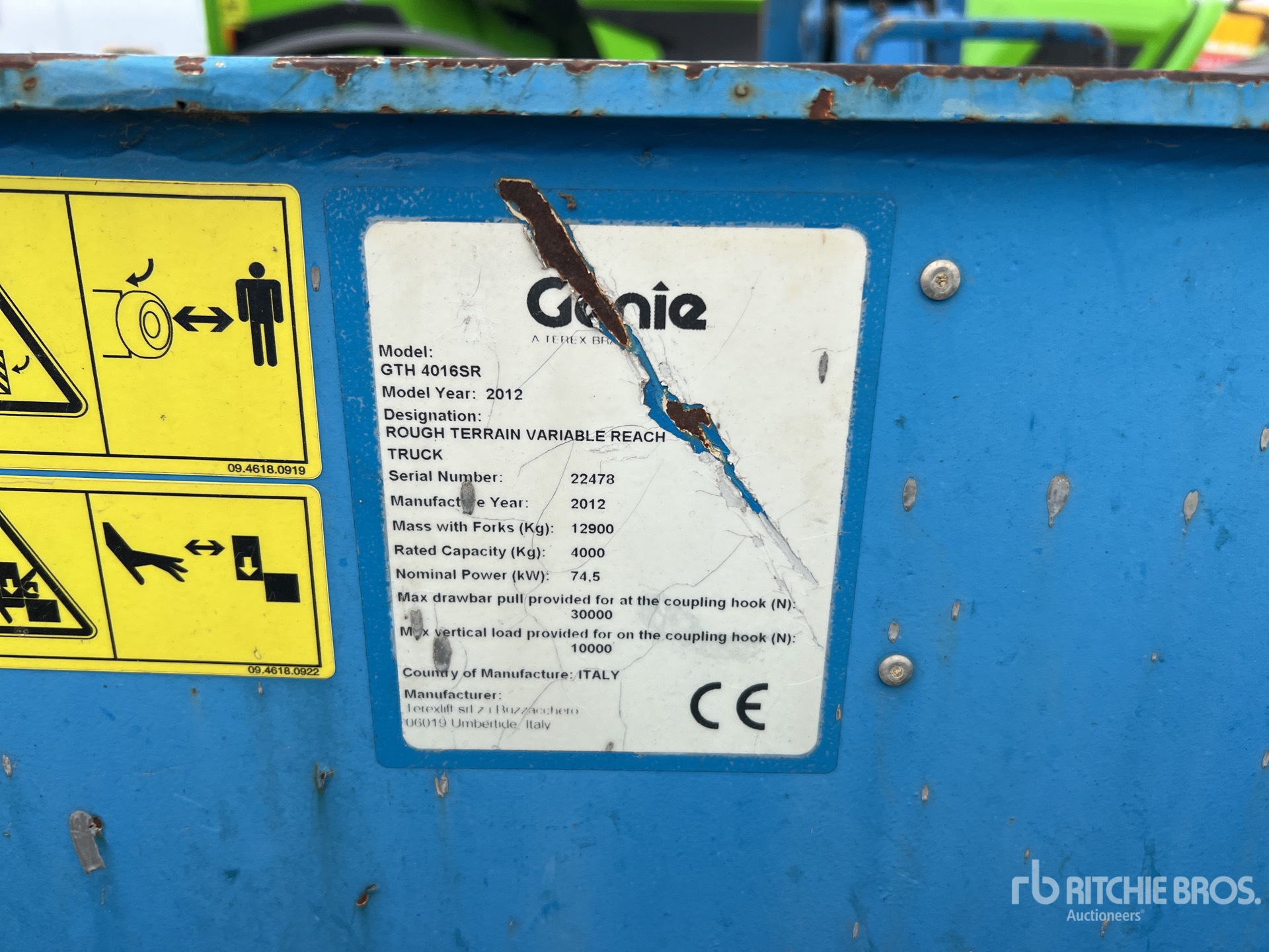2012 Genie GTH4016SR Telehandler