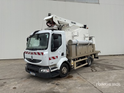 2010 Time VST244NF 14 m on 2010 Renault Midlum 4x2 Camion Nacelle Bucket Truck