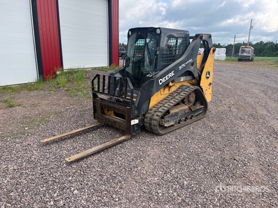 2017 John Deere 317G Two-Speed High Flow Compact Track Loader