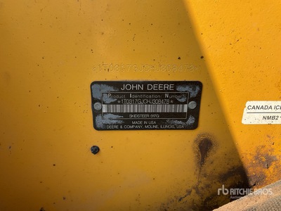 2017 John Deere 317G Two-Speed High Flow Compact Track Loader