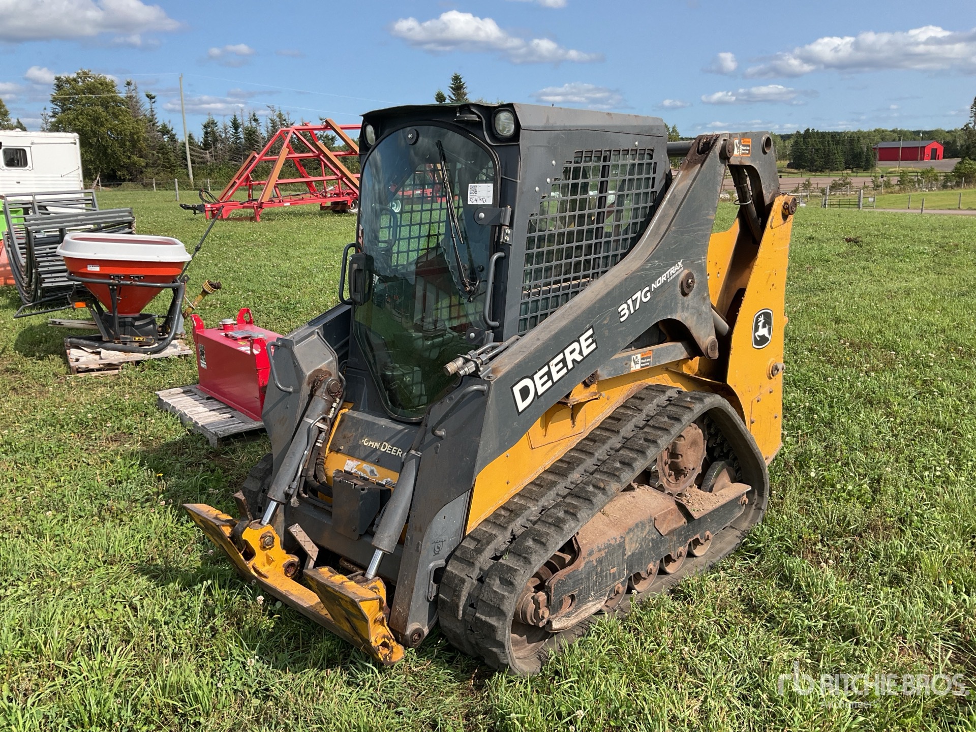2017 John Deere 317G Two-Speed Compact Track Loader