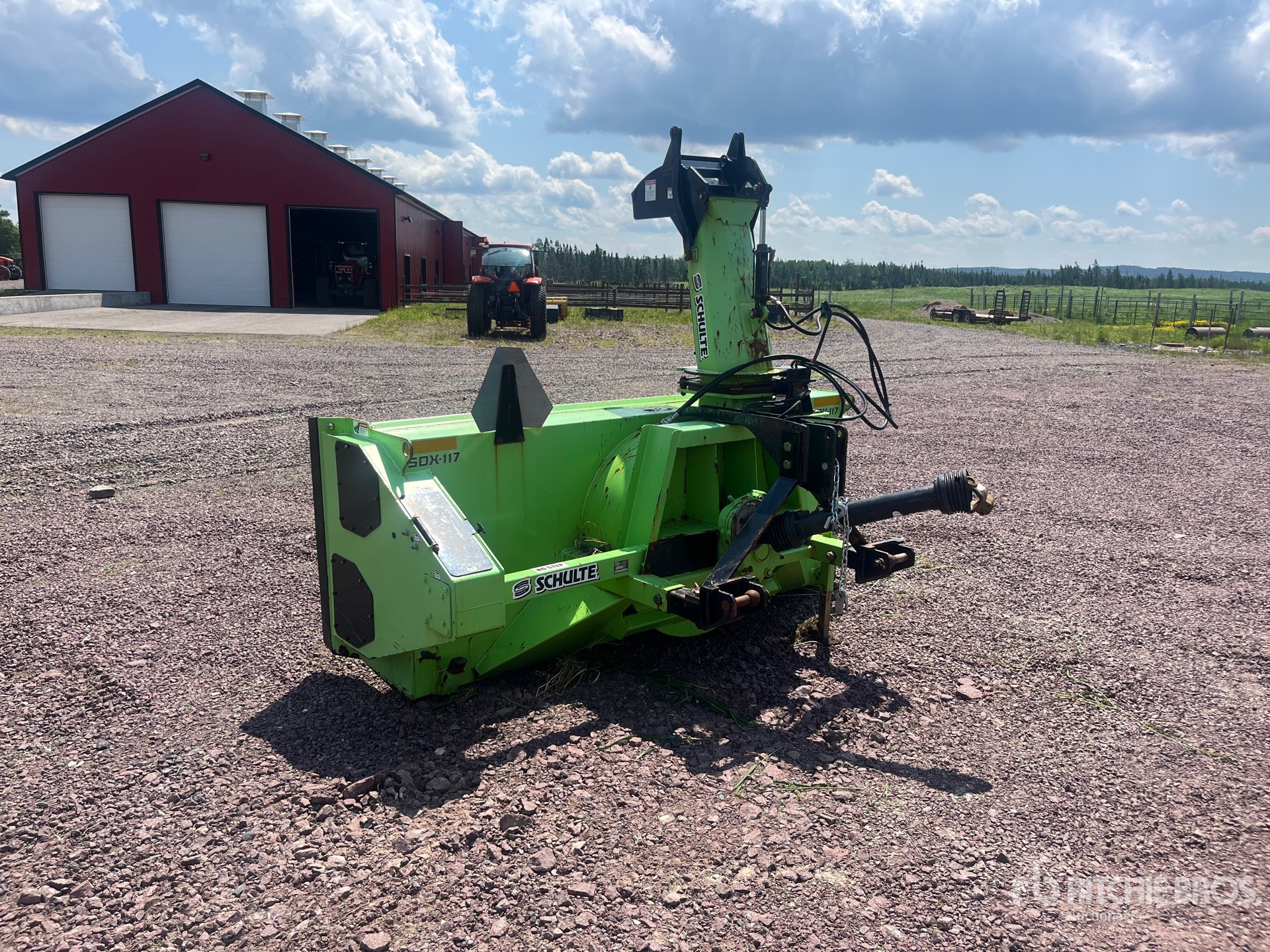 2018 Schulte SDX117 9 ft 3 Point Hitch Quitanieves de soplado