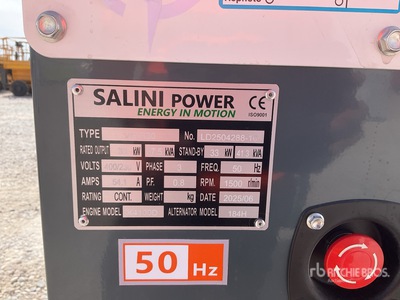 Salini VG-R30 30kW Generator Set (Unused)