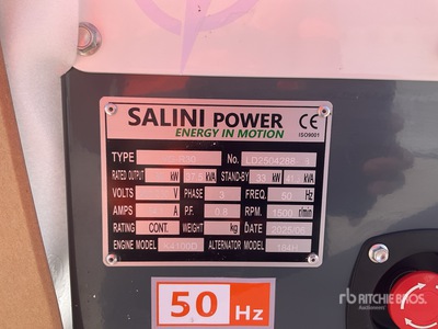 Salini VG-R30 30kW Generator Set (Unused)