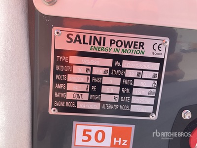 Salini VG-R30 30kW Generator Set (Unused)