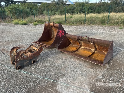 digging bucket, cleanup bucket and coupler Qte De Godets Qty Of Bucket - Fits Morin M6